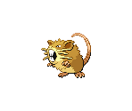 #020 Raticate (Male) - Pokémon Black / White
