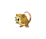 #020 Raticate (Female) - Pokémon Black / White