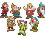 The Seven Dwarfs - Disney Princess