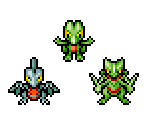 Treecko, Grovyle & Sceptile - Pokémon Mystery Dungeon: Red Rescue Team