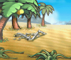 Desert & Well (Battle Backdrops) - Dragon Quest Monsters 1 & 2 (JPN)