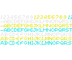 Fonts & Numbers - Columns
