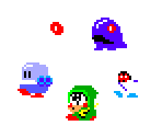 Enemies and Bosses - Bubble Bobble