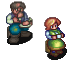 Coffee Shop NPCs - Breath of Fire 3