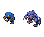 Croagunk & Toxicroak - Pokémon Ranger 3: Guardian Signs