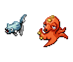 Remoraid & Octillery - Pokémon Ranger 3: Guardian Signs