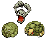 Geodude, Graveler & Golem - Pokémon Ranger 3: Guardian Signs