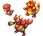 Magby, Magmar & Magmortar - Pokémon Ranger 3: Guardian Signs