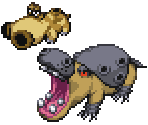 Hippopotas & Hippowdon - Pokémon Ranger 3: Guardian Signs