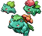 Bulbasaur, Ivysaur & Venusaur - Pokémon Ranger 3: Guardian Signs
