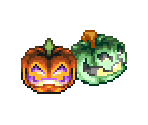 Pumpkin Bomb & Nitro Pumpkin - Secret of Mana (iPhone)