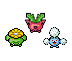 Hoppip, Skiploom & Jumpluff - Pokémon Mystery Dungeon: Red Rescue Team