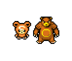 Teddiursa & Ursaring - Pokémon Mystery Dungeon: Red Rescue Team
