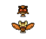 Hoothoot & Noctowl - Pokémon Mystery Dungeon: Red Rescue Team