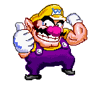 Wario Pixel Art - Game Boy Color Promotional Demo