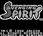 Title Screen - Avenging Spirit