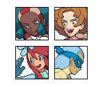 Trainer Card Faces - Pokémon Black / White