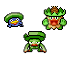 Lotad, Lombre, & Ludicolo - Pokémon Mystery Dungeon: Red Rescue Team