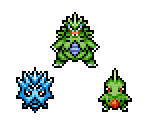 Larvitar, Pupitar & Tyranitar - Pokémon Mystery Dungeon: Red Rescue Team