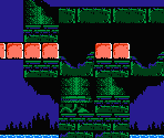 Block 6-0A The Moat Bridge - Castlevania 3: Dracula's Curse