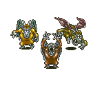 Winged Ape, Cave Ape, & Fossil Ape - Chrono Trigger