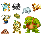Enemies - Super Adventure Island II