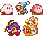 Characters - Kirby's Star Stacker / Kirby no Kirakira Kizzu (JPN)