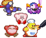 Battle Sprites - Kirby's Star Stacker / Kirby no Kirakira Kizzu (JPN)
