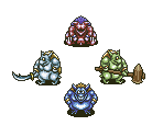 Goblin, Ogan, Flunky & Groupie - Chrono Trigger