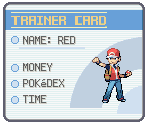 Trainer Card Kit - Pokémon FireRed / LeafGreen