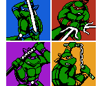 Turtle Select - Teenage Mutant Ninja Turtles 2: The Arcade Game