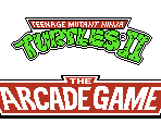 Title Screen - Teenage Mutant Ninja Turtles 2: The Arcade Game