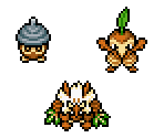 Seedot, Nuzleaf & Shiftry - Pokémon Mystery Dungeon: Red Rescue Team