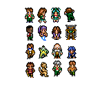 Playable Characters - Hourai Gakuen no Bouken!: Tenkousei Scramble (JPN)