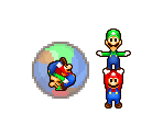 Bros. Ball & Spin Jump - Mario & Luigi: Partners in Time