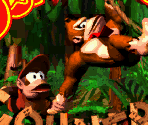 Title & Game Over Screens - Donkey Kong Country