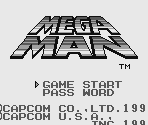Title Screen & Menus - Mega Man I: Dr. Wily's Revenge