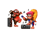 Menu Screen - Donkey Kong Country 2: Diddy's Kong Quest