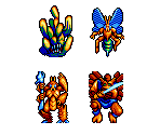 Enemies - Burai: Hachigyoku No Yuushi Densetsu (JPN)