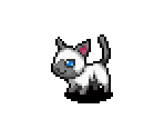 Cat (White) - Pururun! Shizuku-chan - Meiro no Mori no Doubutsu-tachi