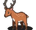 Deer - Pururun! Shizuku-chan - Meiro no Mori no Doubutsu-tachi