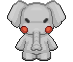 Unused Elephant - Pururun! Shizuku-chan - Meiro no Mori no Doubutsu-tachi