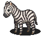 Zebra - Pururun! Shizuku-chan - Meiro no Mori no Doubutsu-tachi