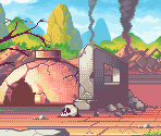 Fire Mountain - Dragon Ball: Advanced Adventure