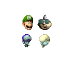 Character Icons - Luigi's Mansion