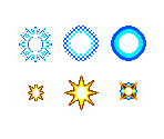 Warp Star & Damage Effects - Kirby Super Star / Kirby's Fun Pak