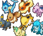 Eevee Family - Pokémon Conquest
