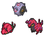 Venipede, Whirlipede & Scolipede - Pokémon Conquest