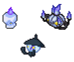 Litwick, Lampent & Chandelure - Pokémon Conquest