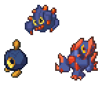 Roggenrola, Boldore & Gigalithe - Pokémon Conquest